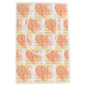 moderne rustieke hart cadeautas (Voorkant)