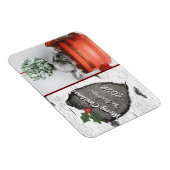 Moderne Rustieke Houten Hart Familie Foto Vakantie Magneet (Rechterzijde)