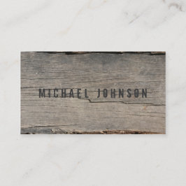 Moderne Rustieke Houten Uniek Visitekaartje