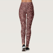 Moderne rustieke klassieke glitter leggings (Achterkant)