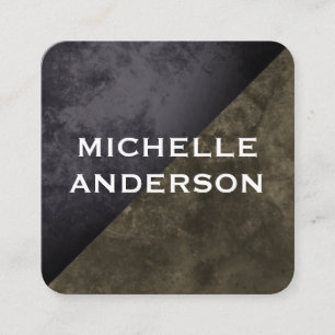 Moderne Rustieke Kleurblokken Vierkante Visitekaartje