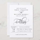 Moderne rustieke kraft, elegante moderne script br kaart (Voorkant)