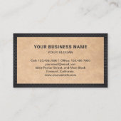 Moderne Rustieke Kraft Handyman Auto Reparatie Mec Visitekaartje (Achterkant)