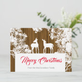 Moderne rustieke landelijke Kerstmis (Staand voorkant)