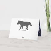 Moderne Rustieke Marine & Witte Wolf Pijlen Dank u Bedankkaart (Achterkant)