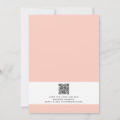 Moderne Rustieke Outdoor Waterverf Bloemige Trouwd Kaart (Achterkant)