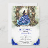 Moderne Rustieke Quinceanera Uitnodiging (Voorkant)