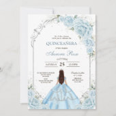 Moderne Rustieke Quinceanera Uitnodiging (Voorkant)