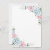 Moderne Rustieke Quinceanera Uitnodiging (Achterkant)