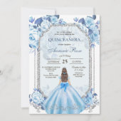 Moderne Rustieke Quinceanera Uitnodiging (Voorkant)