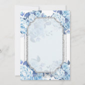 Moderne Rustieke Quinceanera Uitnodiging (Achterkant)