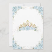 Moderne Rustieke Quinceanera Uitnodiging (Achterkant)