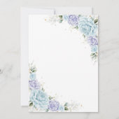 Moderne Rustieke Quinceanera Uitnodiging (Achterkant)