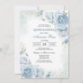 Moderne Rustieke Quinceanera Uitnodiging (Voorkant)