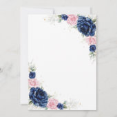 Moderne Rustieke Quinceanera Uitnodiging (Achterkant)
