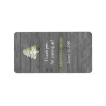 Moderne rustieke schuur hout bruiloft lippenbalsem