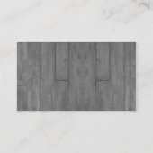 Moderne rustieke schuur hout trouwplaats kaarten plaatskaartje (Achterkant)