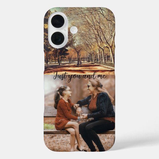Moderne rustieke stijl fotografie Gepersonaliseerd Case-Mate iPhone Case (Achterkant)