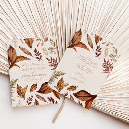 Moderne rustieke terracotta Bloemen Boho herfst br Kaart