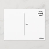 Moderne rustieke vakantie Kerstfeest uitnodiging (Achterkant)