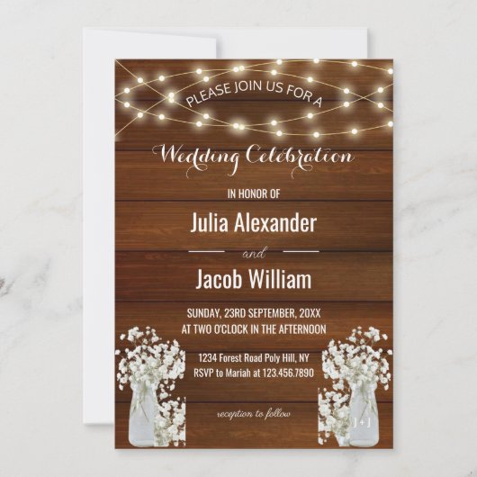 Moderne rustieke verlichting | Bloemen in pot | Br Kaart (Voorkant)