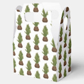 Moderne rustieke Waterverf kerstboom vakantie Bedankdoosjes (Geopend)