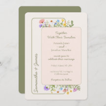 Moderne rustieke Wildflower bruiloft