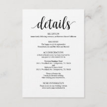 Moderne rustieke zwarte bruiloft details behuizing