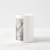 moderne  rustige bossen winterherten porselein kop (Voorkant)