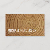 Moderne Rustige houten carpentry Professional Visitekaartje (Voorkant)