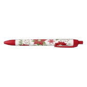 moderne rustige kerstbloemen zwarte inkt pen (Bodem)