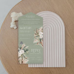moderne rustige pampas eucalyptus bruiloft QR code All In One Uitnodiging<br><div class="desc">Een budget voor een moderne,  groene rustige pampas eucalyptusbruiloft,  allemaal in één QR-code-uitnodiging,  antwoordkaart met ruimte voor qr-code en websiteinformatie.</div>