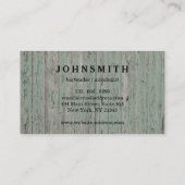 Moderne Rustische en geraffineerde Eyeglassen Logo Visitekaartje (Achterkant)