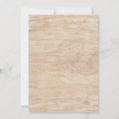 Moderne Rustische kerstboomfoto's met platte Kaart (Achterkant)