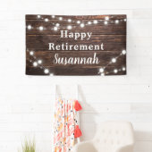 Moderne rustpartij spandoek (Insitu)