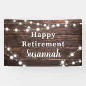 Moderne rustpartij spandoek (Horizontaal)