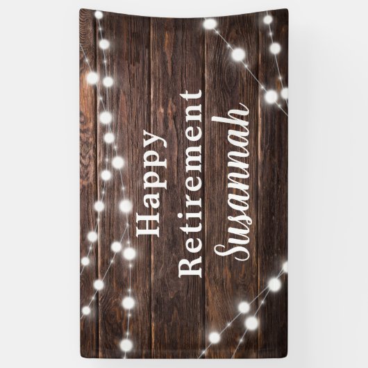 Moderne  rustpartij spandoek (Verticaal)