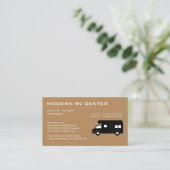 Moderne RV Dealer Visitekaartjes (Staand voorkant)