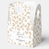 Moderne Safari Dierenprint Geslacht Neutrale douch Bedankdoosjes (Geopend)