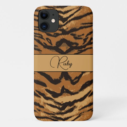 Moderne Safari Dierenprint iPhone / iPad hoesje (Achterkant)