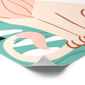 Moderne safaridieren Wild One Welkom Poster (Hoek)