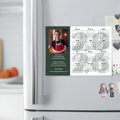 Moderne Sage Green 2026 Kalender Foto Magnetisch