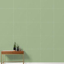 Moderne Sage Green Plain Effen Kleur
