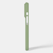 Moderne Sage Green Plain Effen Kleur Case-Mate iPhone Case (Achterkant / Links)