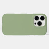 Moderne Sage Green Plain Effen Kleur Case-Mate iPhone Case (Achterkant (horizontaal))