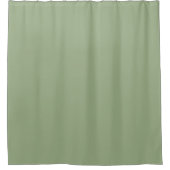Moderne Sage Green Plain Effen Kleur Douchegordijn (Voorkant)