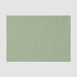 Moderne Sage Green Plain Effen Kleur Tissuepapier