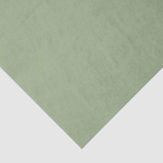 Moderne Sage Green Plain Effen Kleur Tissuepapier (Detail)
