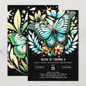 Moderne Sage Groene Verjaardag Kaart (Voorkant / Achterkant)