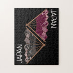 Moderne Sakura Fan Hand geïllustreerd Japan Legpuzzel<br><div class="desc">Vier uw tijd in Japan met deze moderne hand geïllustreerde Sakura opvouwbare fan puzzels. Perfect om te delen met vrienden of te verkopen in uw toeristische winkel!</div>